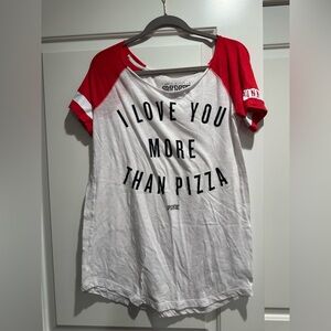 PINK Victoria's Secret Red and White Pajama Dress